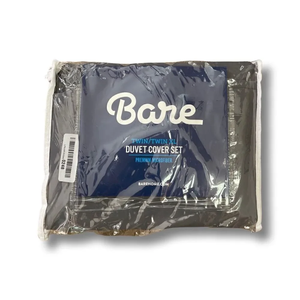 Bare Home Microfiber Duvet Cover & Sham Set Twin/Twin XL